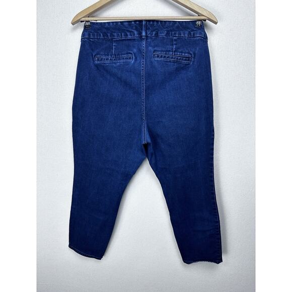 Torrid Premium Trouser Ankle Skinny Jeans Womens Size 20R Dark Wash - Picture 13 of 16